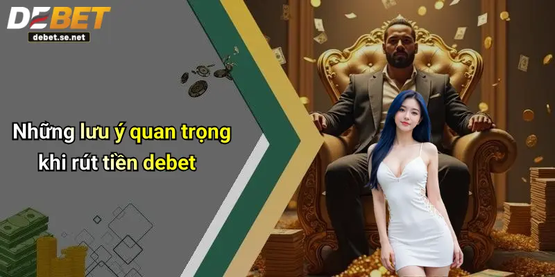 Những lưu ý quan trọng khi rút tiền debet